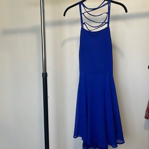 Lulus Tie Strappy Back MinI Dress